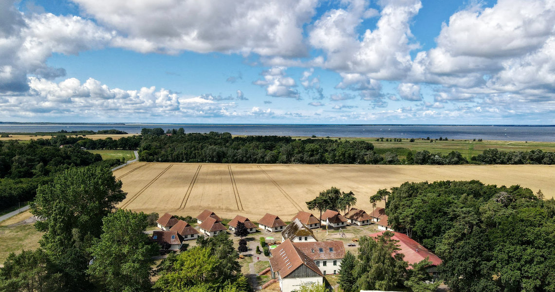 Panorama des Jugendtours-Feriendorf auf Rügen